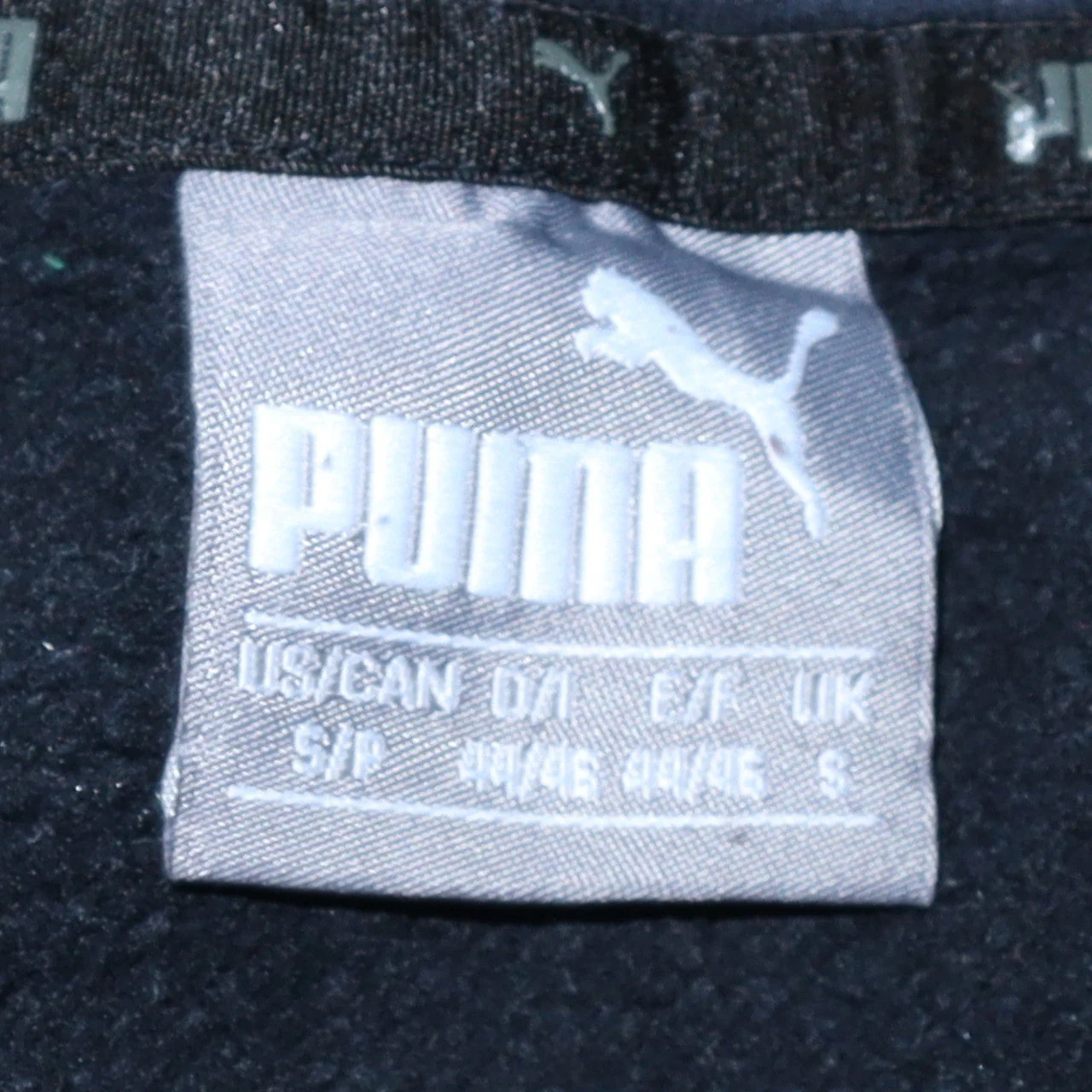 Puma Men's Black Pullover Hoodie Size S Regular Fit Fleece - Image 5