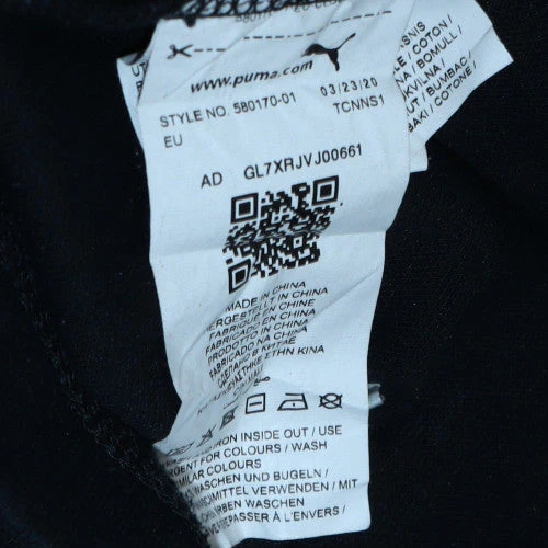 Puma Men's Black Small Fleece Pullover Sweatshirt Regular Fit - Image 6