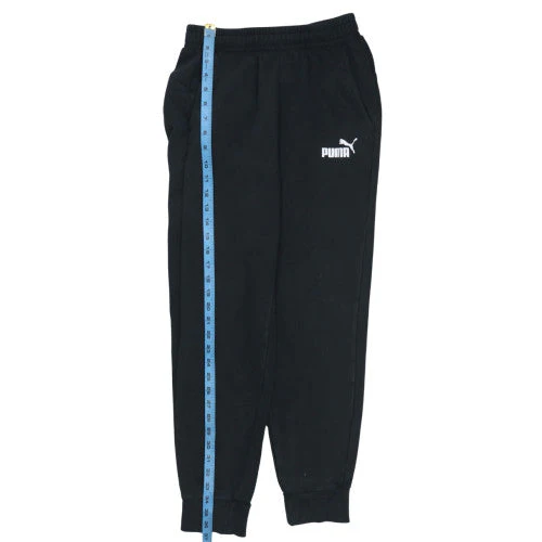 Puma Men's Black Small Jogger Fleece Activewear Trousers - Image 2