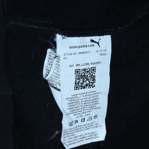 Puma Men's Black XL Full Zip Hoodie with Logo and Pockets - Image 5