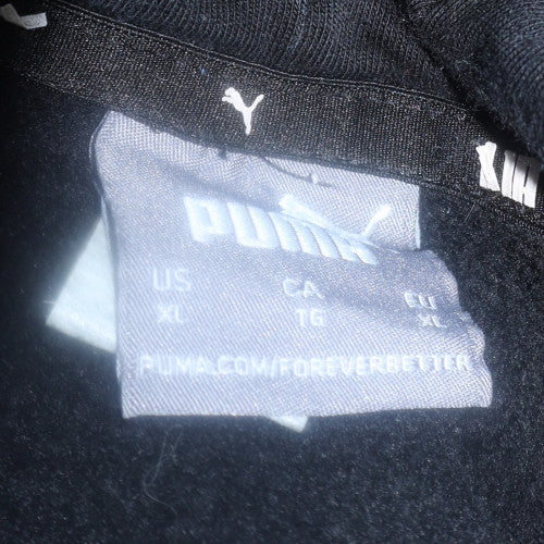 Puma Mens Black XL Pullover Hoodie Graphic Fleece Sweatshirt - Image 5