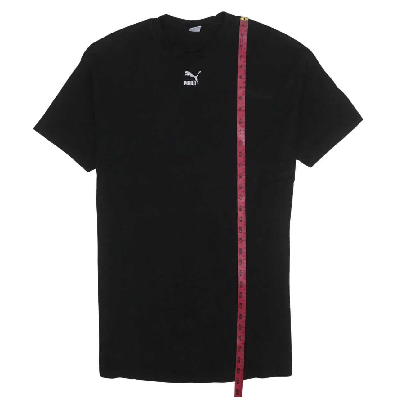 Puma Men's Black XS Crew Neck Short Sleeve Cotton T-Shirt - Image 2