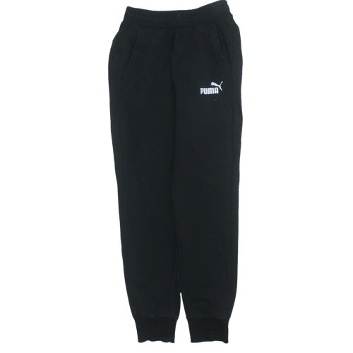Puma Men's Black XS Jogger Sweatpants Fleece Elastic Waist Trousers