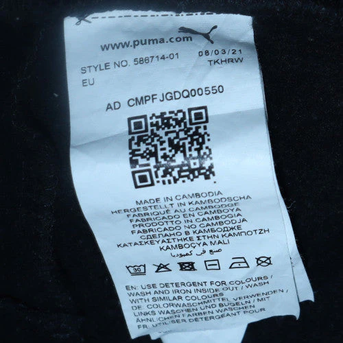 Puma Men's Black XS Jogger Sweatpants Fleece Elastic Waist Trousers - Image 6