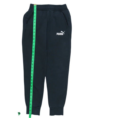 Puma Men's Black XS Jogger Sweatpants with Logo - Image 2