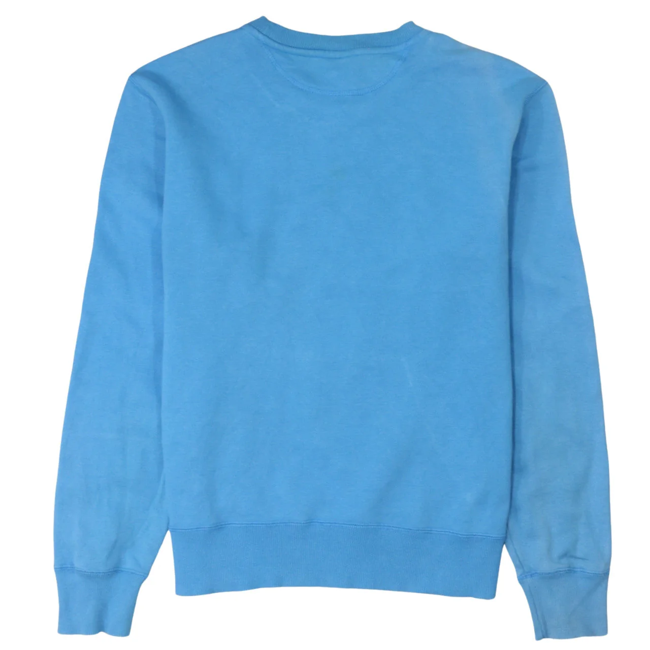 Puma Men's Blue Crew Neck Logo Pullover Sweatshirt M - Image 4