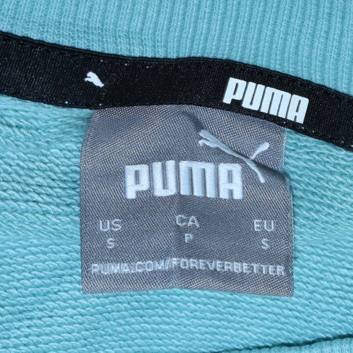 Puma Men's Blue Crew Neck Pullover Sweatshirt Size S - Image 5