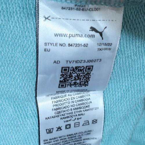 Puma Men's Blue Crew Neck Pullover Sweatshirt Size S - Image 6