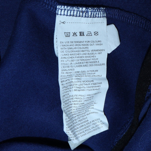 Puma Men's Blue Full Zip Hoodie Size S Sports Fleece Jacket - Image 6