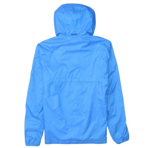 Puma Men's Blue Hooded Windbreaker Jacket Size S - Image 4