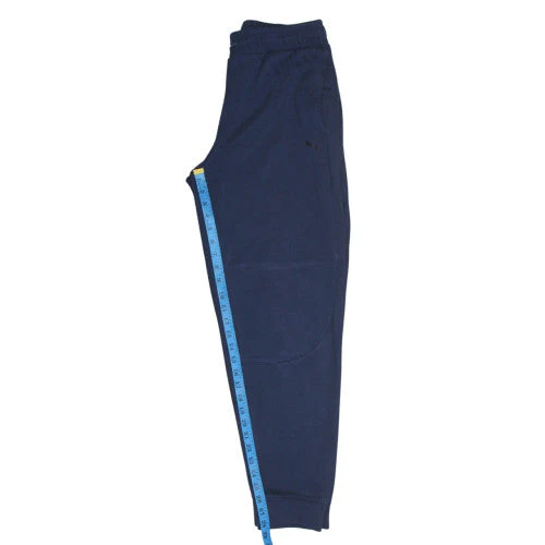Puma Men's Blue Jogger Sweatpants Trousers M Regular Fit - Image 3