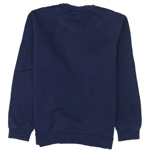 Puma Mens Blue L Crew Neck Pullover Sweatshirt Logo Sports Fleece - Image 4