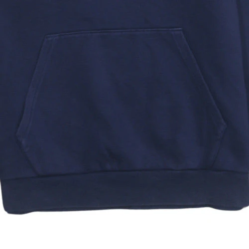 Puma Men's Blue Pullover Hoodie L Fleece Sports Logo Sweatshirt - Image 8