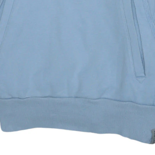 Puma Men's Blue Pullover Hoodie L Logo Fleece Sportswear - Image 7