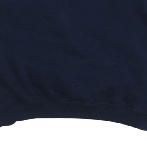 Puma Men's Blue Pullover Sweatshirt Large Crew Neck Logo Sportswear - Image 7