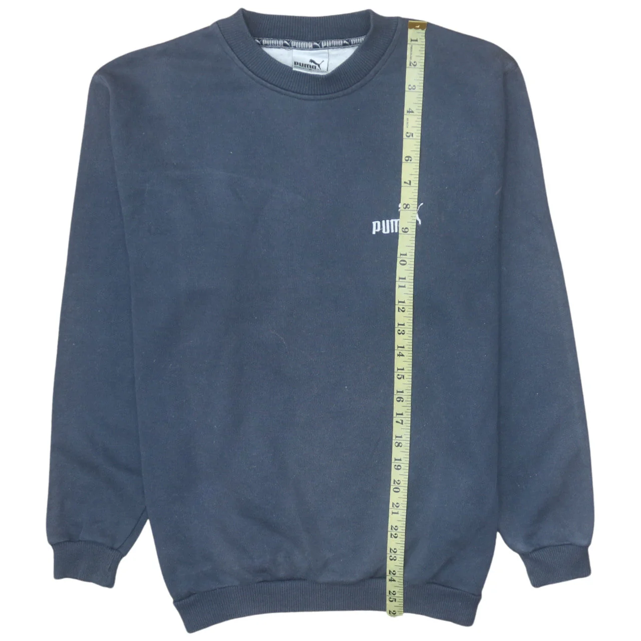 Puma Men's Blue Regular Fit Crew Neck Sweatshirt Size S - Image 2