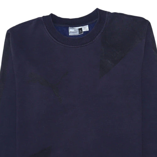 Puma Mens Blue XL Crew Neck Pullover Sweatshirt - Image 7