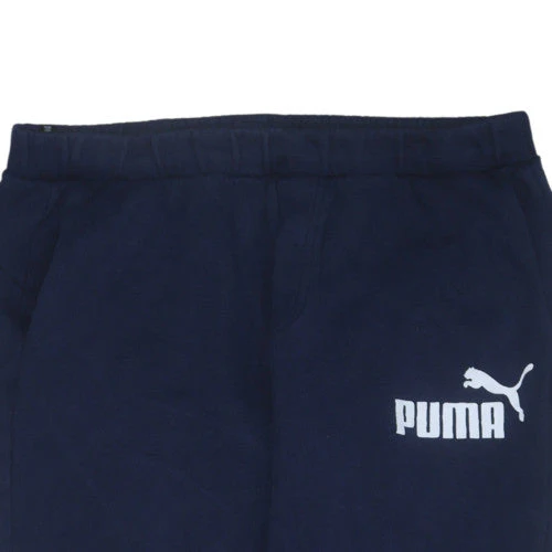 Puma Men's Blue XL Jogger Fleece Sweatpants with Pockets - Image 7