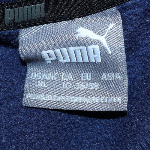 Puma Mens Blue XL Pullover Crew Neck Fleece Sweatshirt - Image 6