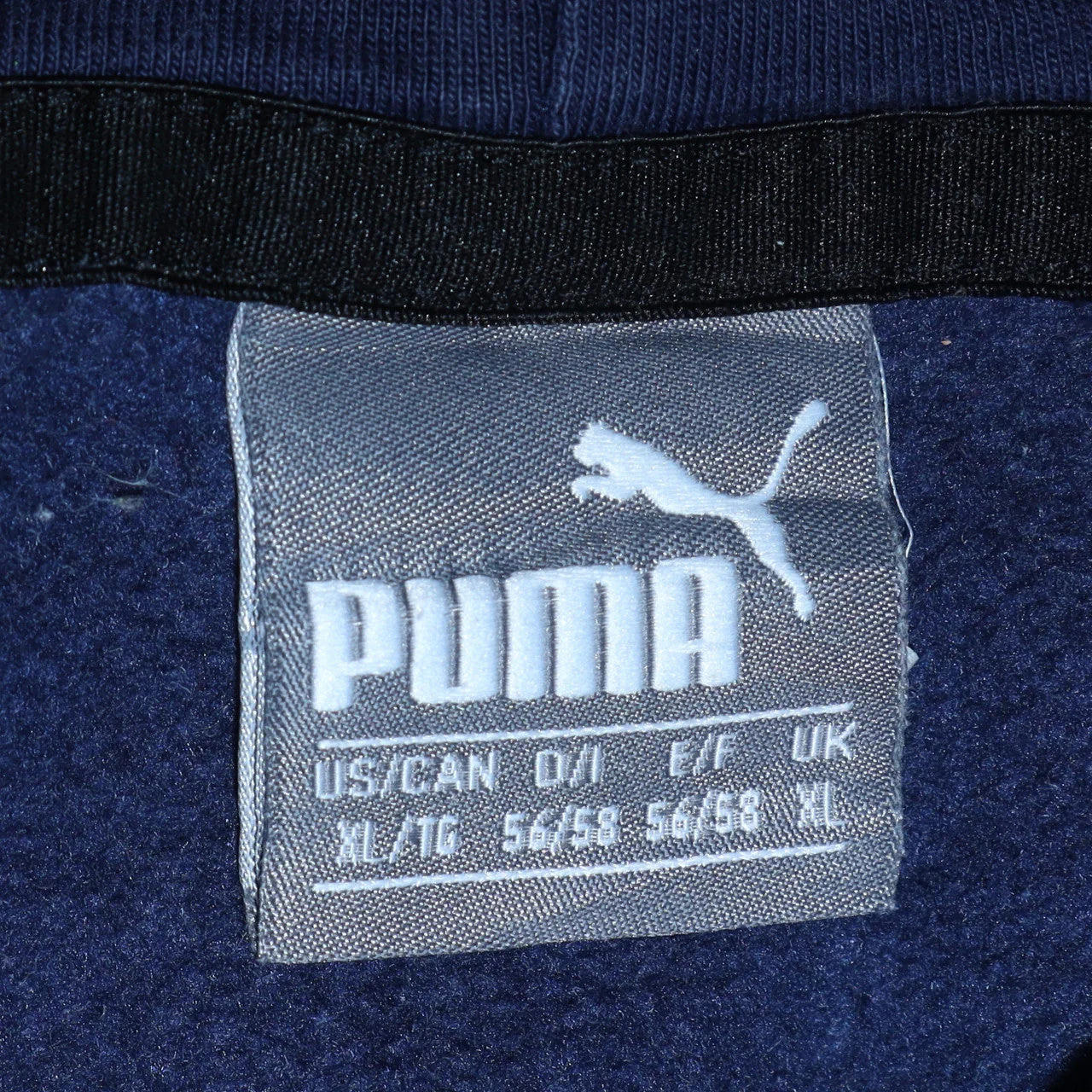 Puma Men's Blue XL Pullover Hoodie Fleece Sweatshirt - Image 6