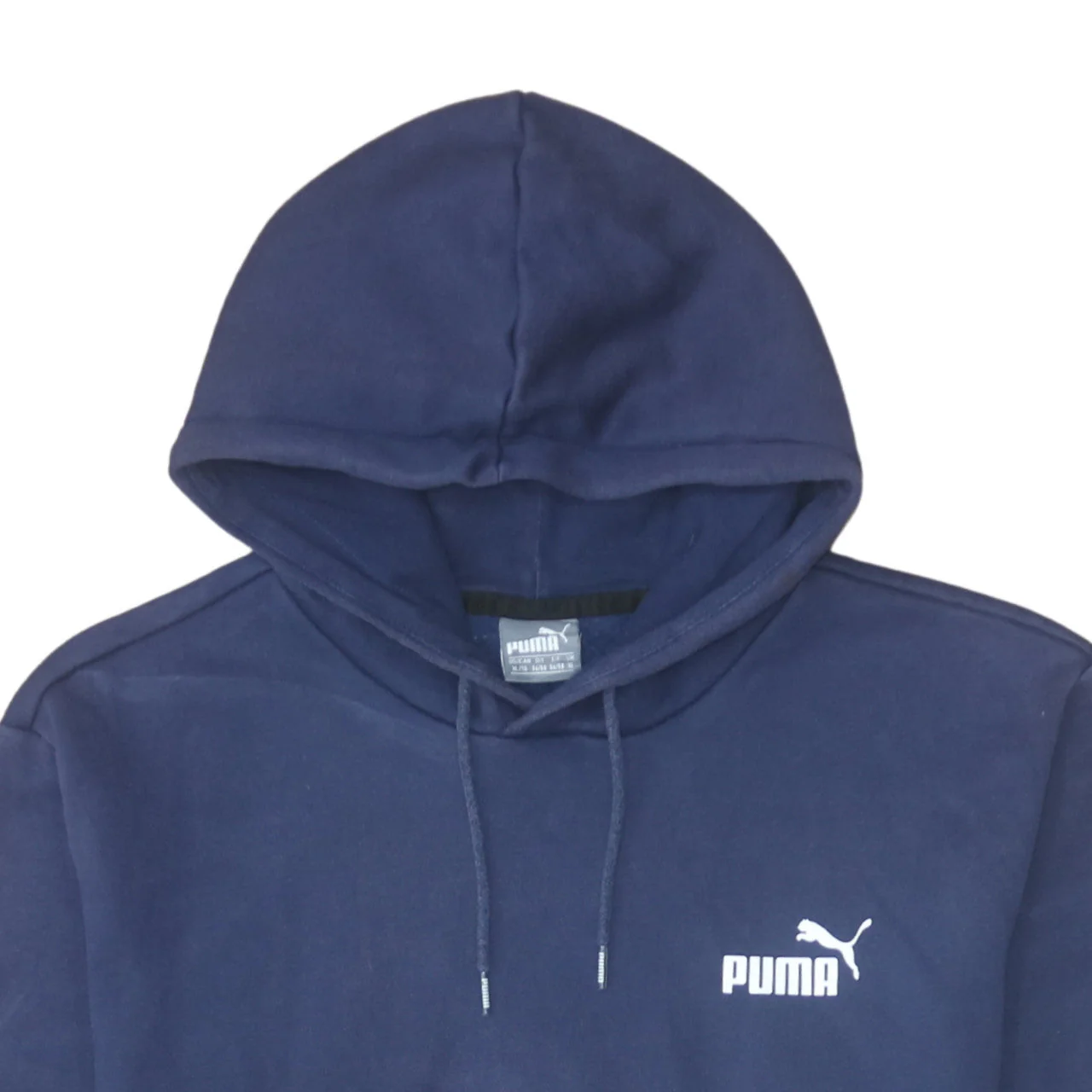 Puma Men's Blue XL Pullover Hoodie Fleece Sweatshirt - Image 8