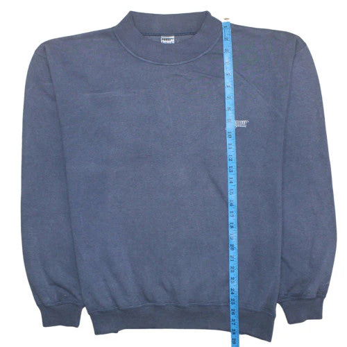 Puma Mens Blue XL Pullover Sweatshirt Fleece Crew Neck Vintage - Image 3