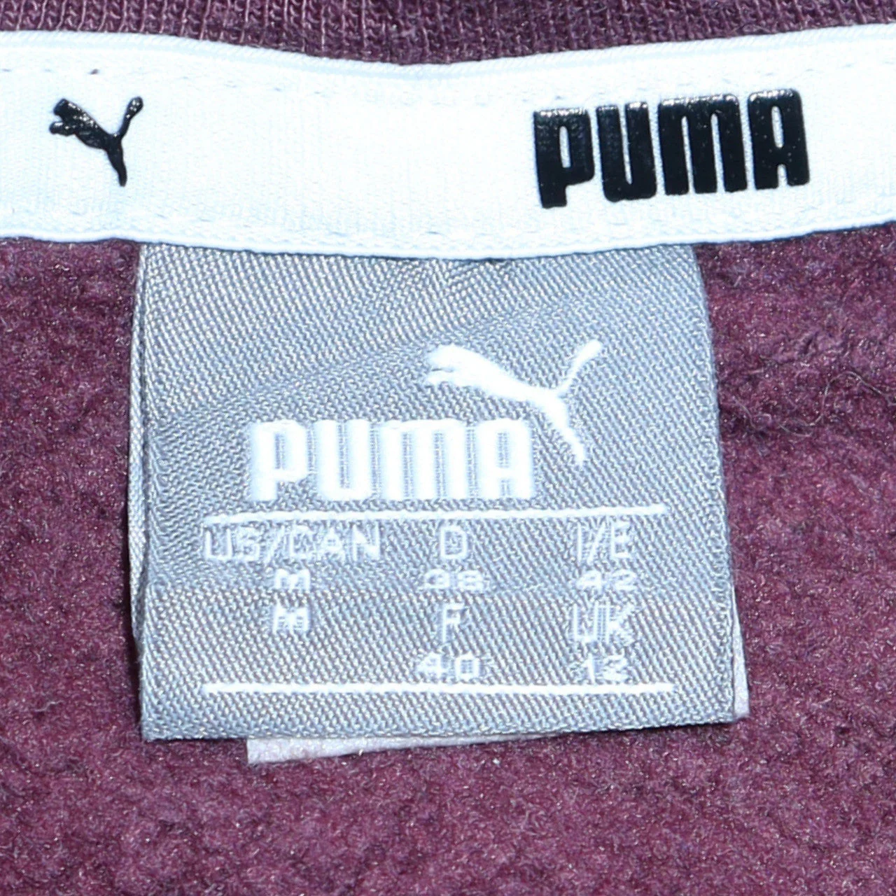 Puma Men's Brown Pullover Hoodie Medium Regular Fit Sports Style - Image 6