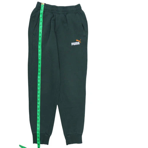 Puma Men's Green Jogger Fleece Sweatpants Size S - Image 2