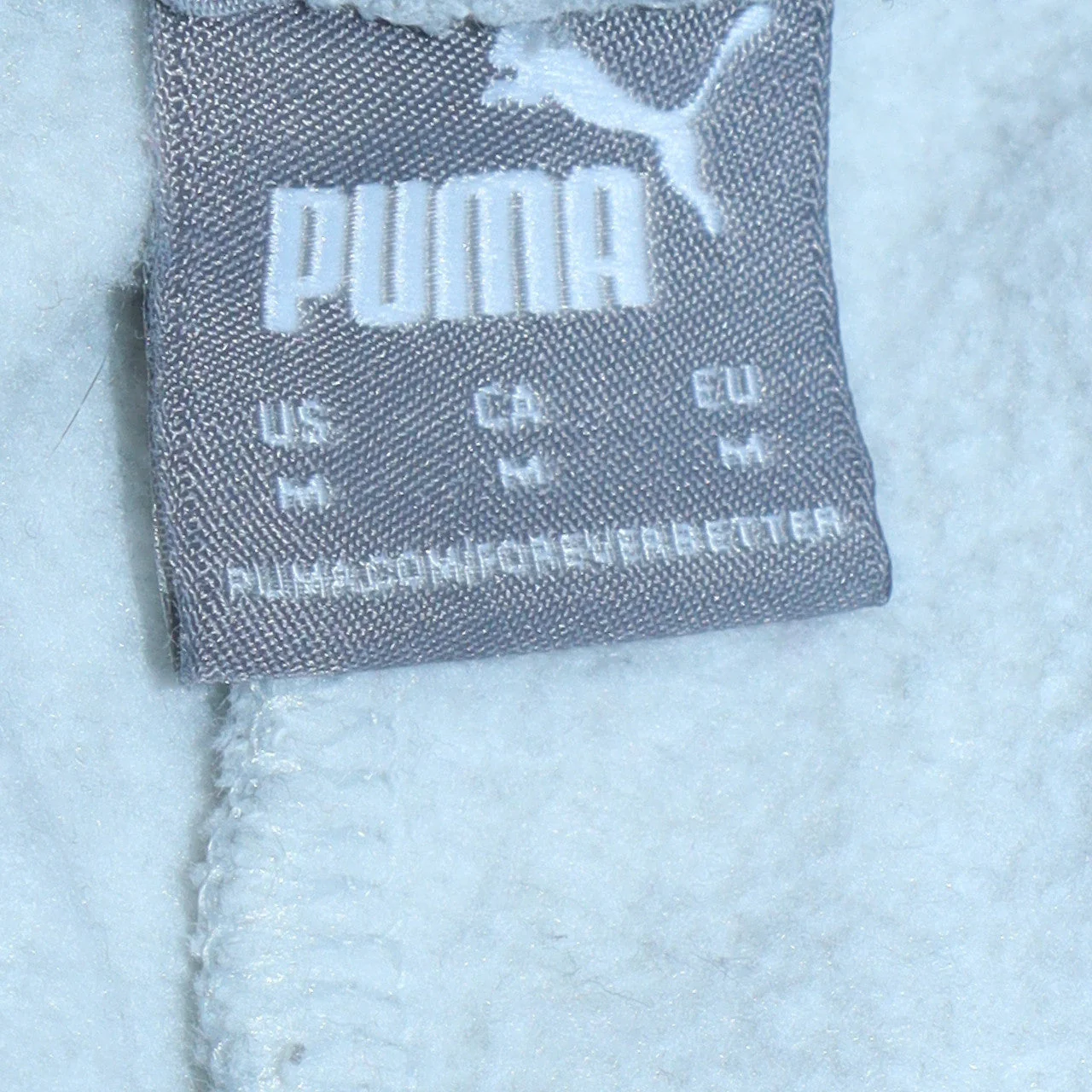 Puma Men's Grey Jogger Sweatpants M Regular Fit Elastic Waist - Image 6
