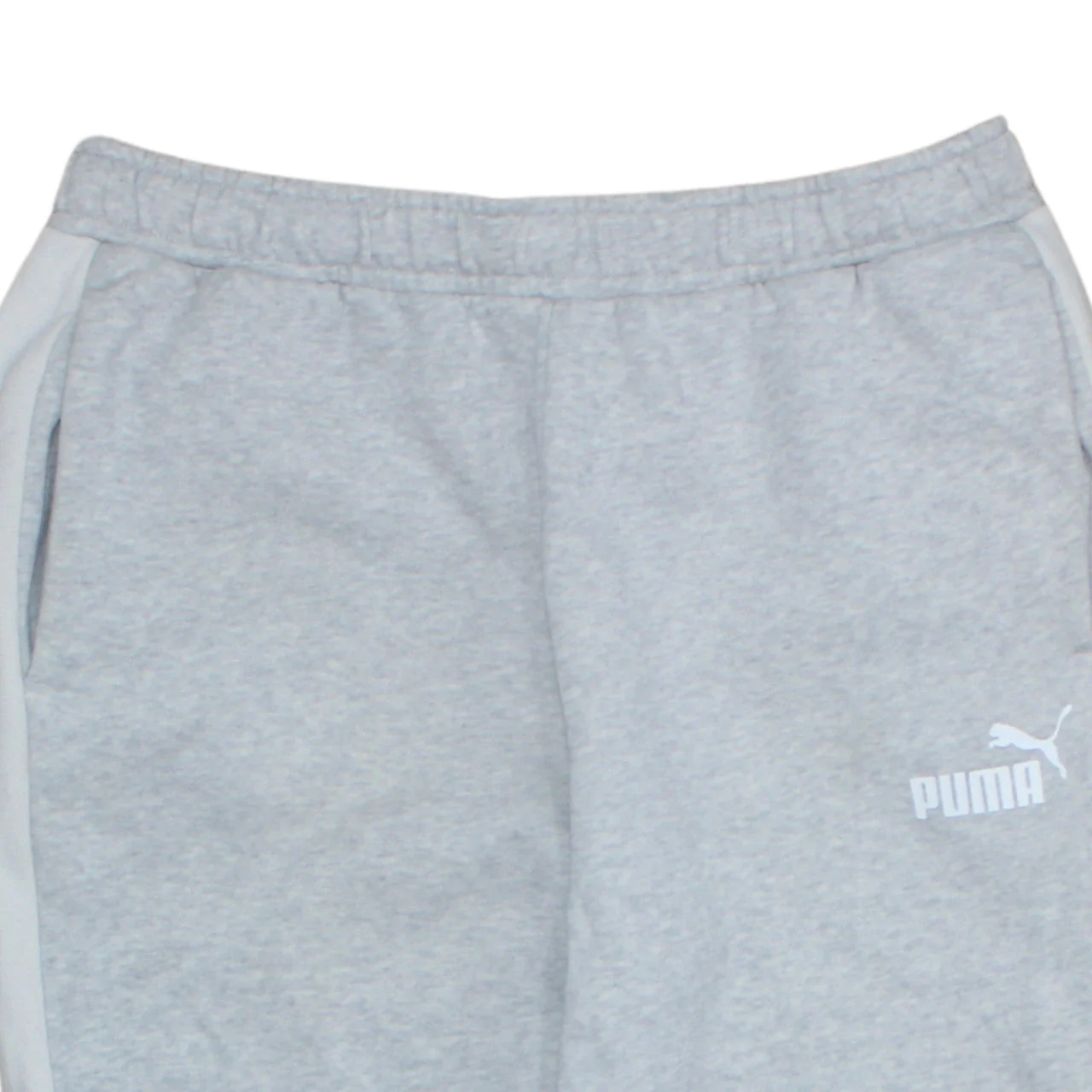 Puma Men's Grey Jogger Sweatpants M Regular Fit Elastic Waist - Image 7
