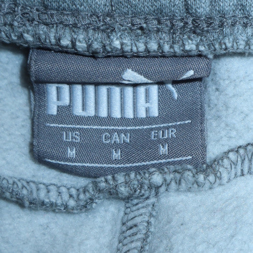 Puma Men's Grey Jogger Sweatpants M Regular Fit Fleece Tapered - Image 5