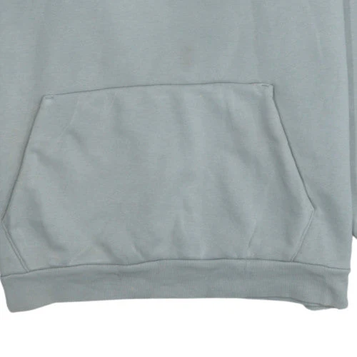 Puma Mens Grey Pullover Hoodie L Grey Fleece Sweatshirt - Image 8