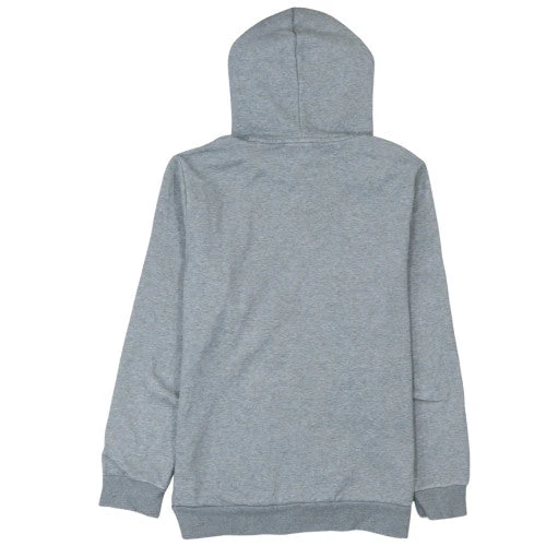 Puma Men's Grey Pullover Hoodie M Logo Graphic Fleece Sweatshirt - Image 4
