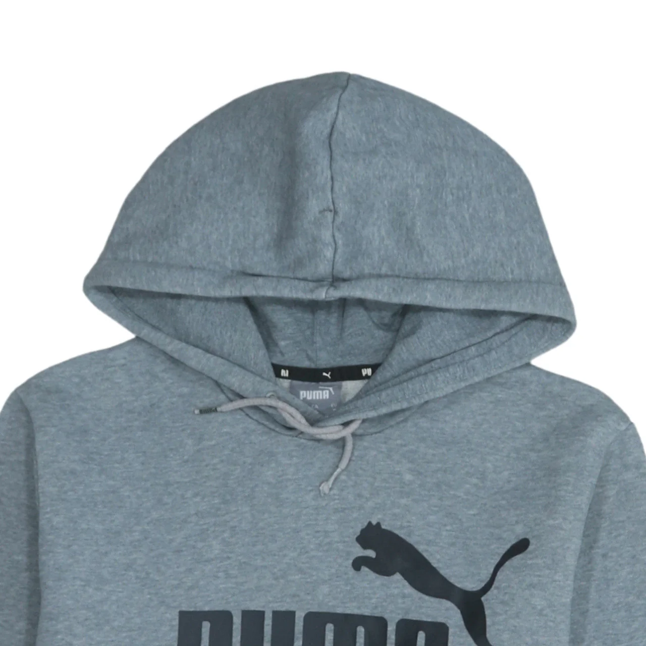 Puma Mens Grey Pullover Hoodie M Regular Fit Sportswear - Image 6