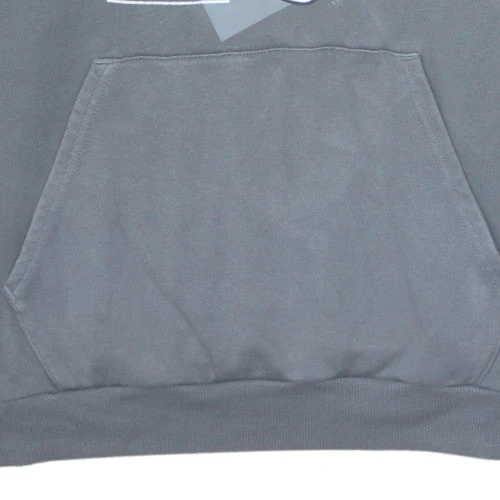 Puma Mens Grey Pullover Hoodie Medium Graphic Sports Fleece - Image 8