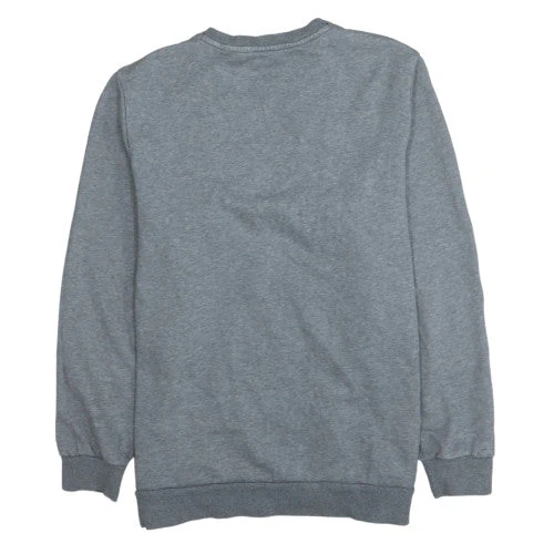 Puma Mens Grey Pullover Sweatshirt L Lightweight Crew Neck - Image 4