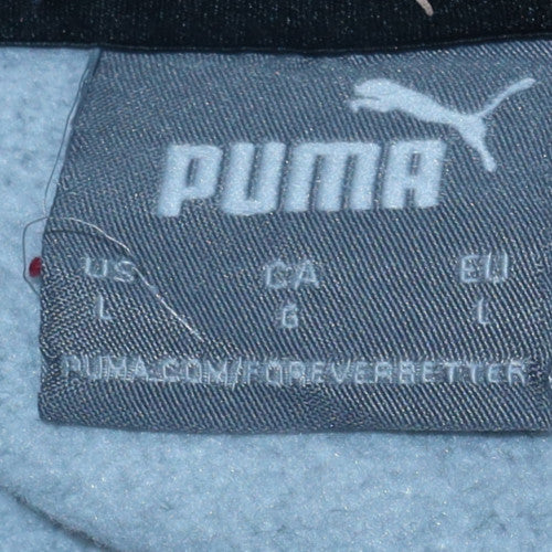 Puma Mens Grey Pullover Sweatshirt L Lightweight Crew Neck - Image 5