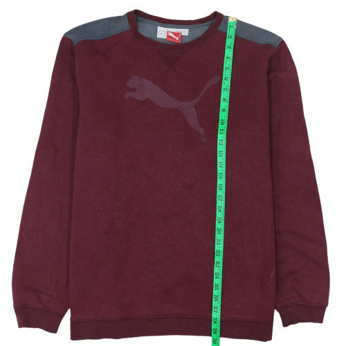 Puma Men's Red 2XL Pullover Sweatshirt Crew Neck Warm Cell Fleece - Image 3