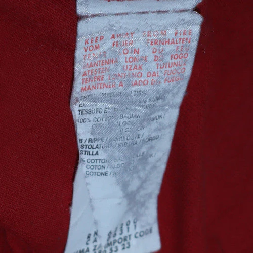 Puma Men's Red Cotton Collared Short Sleeve Polo Shirt XL - Image 6
