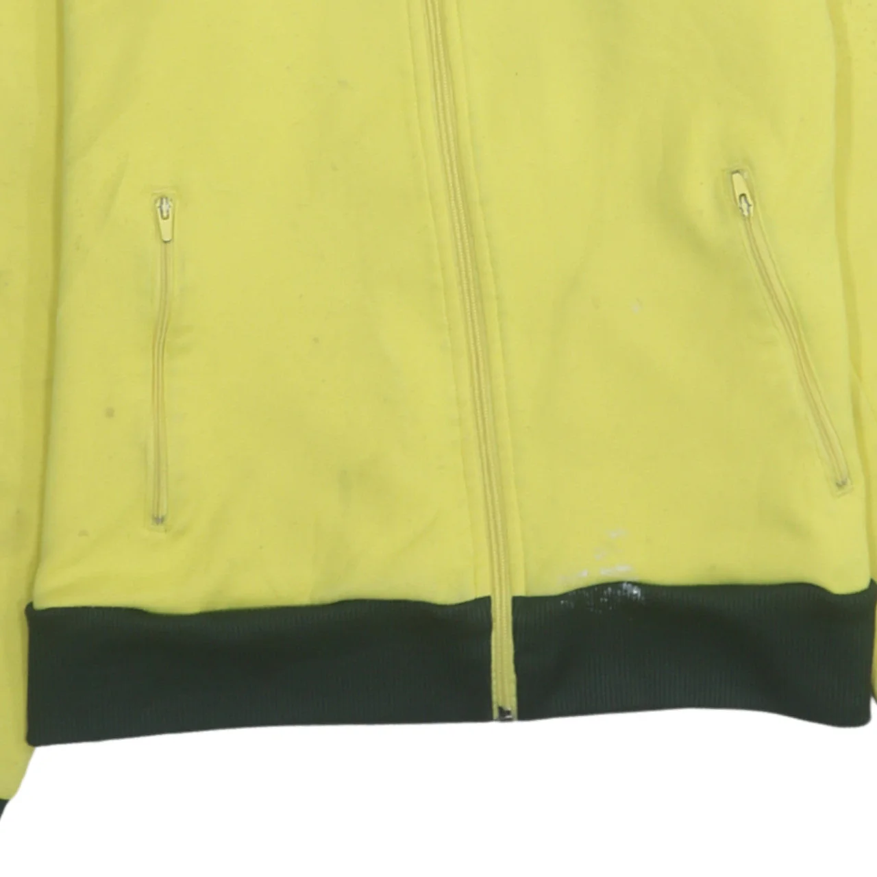 Puma Men's Yellow Track Jacket Size S Retro Full Zip Sportswear - Image 7