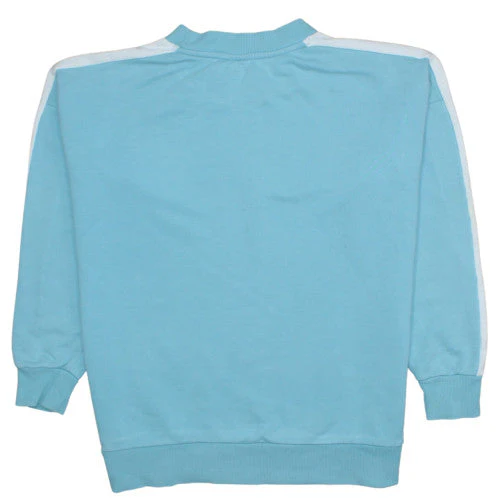 Puma Women Blue Crew Neck Pullover Sweatshirt Size M - Image 4