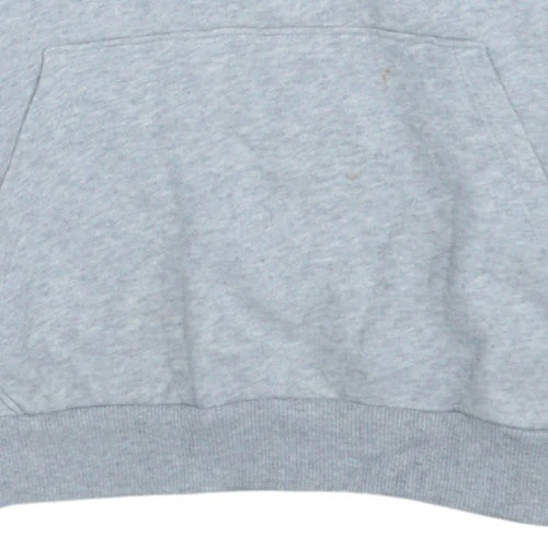 Puma Women Grey Hoodie Pullover L Logo Print Casual - Image 6