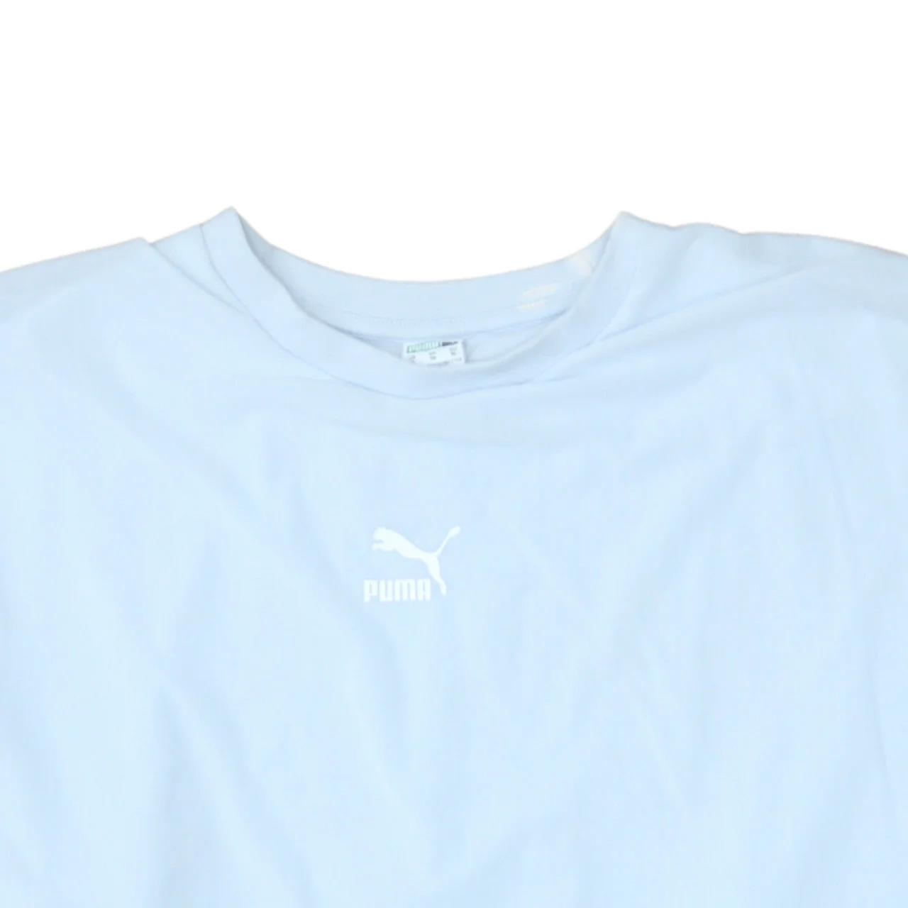 Puma Women Light Blue Crew Neck Pullover Sweatshirt XL - Image 7