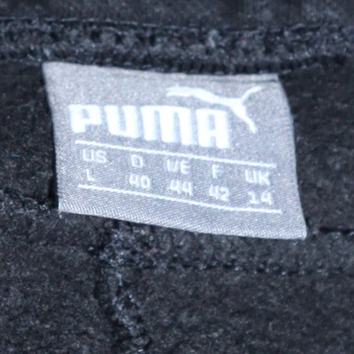 Puma Women’s Black Fleece Sweatpants Size 14 Regular Fit - Image 5