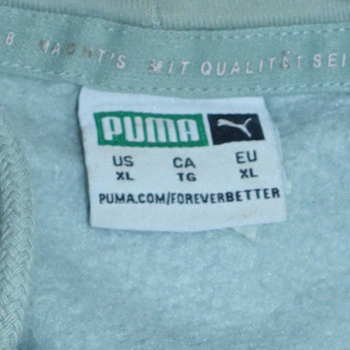 Puma Women’s Light Grey XL Pullover Hoodie Fleece Cotton Casual - Image 5