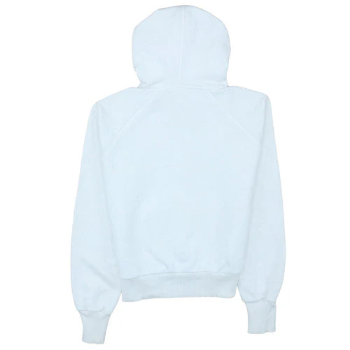 Puma Women White Hoodie Pullover Sweatshirt Size M Cotton Blend - Image 3