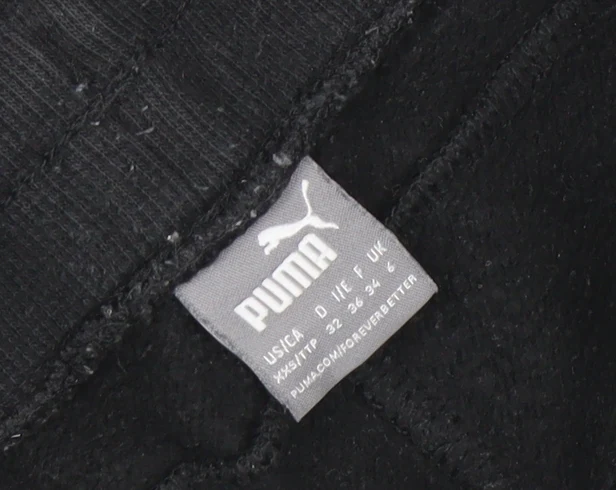 Puma Womens Black Jogger Sweatpants Size L Cotton Blend Gym Trousers - Image 4