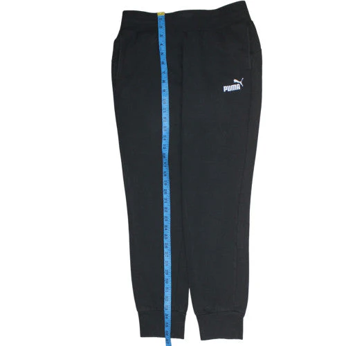 Puma Womens Black Jogger Sweatpants Size S Elastic Waist Pockets - Image 2