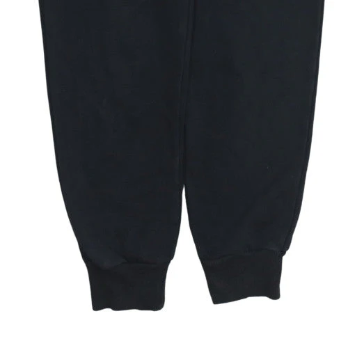 Puma Women's Black Jogger Trousers Size S Fleece Elastic Waist - Image 7