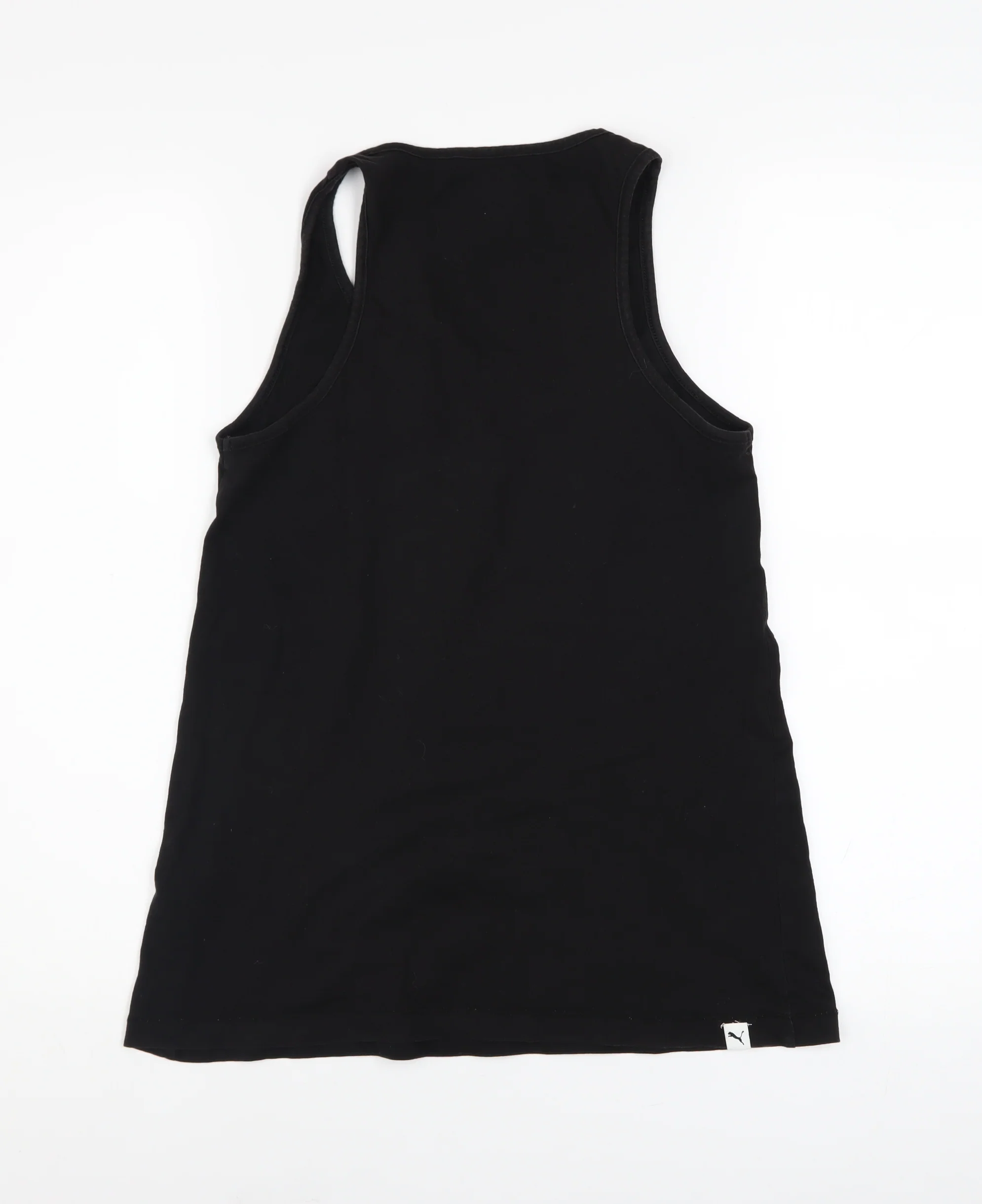 Puma Womens Black Slim Fit Racerback Tank Top Size 8 - Image 3